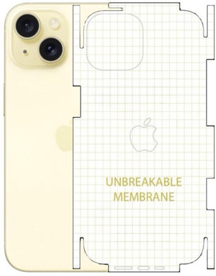A3sprime Full Coverage Unbreakable Back and Side Skin Guard for Apple iPhone 15 Plus Mobile Skin(Transparent)