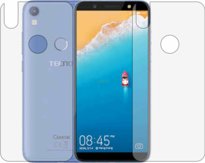Fasheen Back Screen Guard for TECNO I (Matte Finish)(Pack of 2)