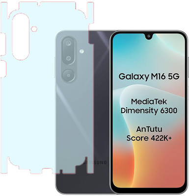 KARTRAY Back Screen Guard for Samsung Galaxy M16 5G, Samsung Galaxy A16 5G, Galaxy F16 5G, Matte with Sides(Pack of 1)