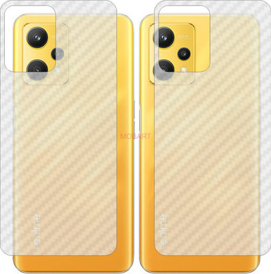 MOBART Back Screen Guard for REALME Q5 (3D Carbon Fiber Finish)(Pack of 2)