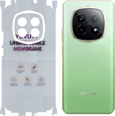 yuvu77 Back Screen Guard for realme p2 pro 5G, Membrane 360 coverage, unbreakable membrane(Pack of 1)