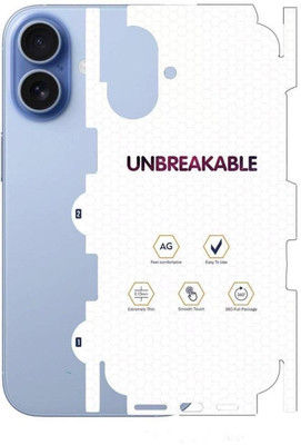 YessMess Back Screen Guard for Apple iPhone 16, iPhone 16(Pack of 1)