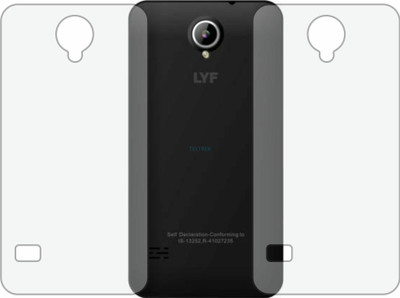 TELTREK Back Screen Guard for RELIANCE JIO LYF FLAME 2 (Matte Finish)(Pack of 2)