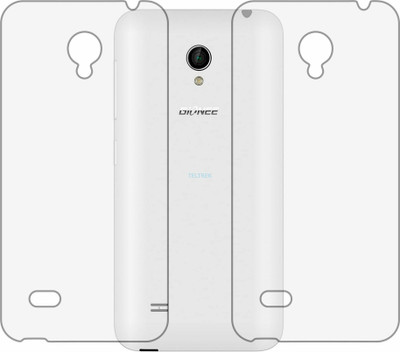 TELTREK Back Screen Guard for GIONEE P3S (Matte Finish)(Pack of 2)