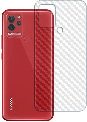 SOMTONE Back Screen Guard for Lava Blaze Nxt Back CARBON FIBER SKIN(Pack of 1)