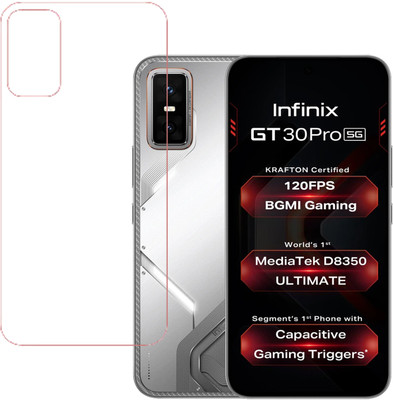 SPRITZEN Back Screen Guard for Infinix GT 30 Pro 5G, Back Screen Guard With Glossy Finish(Pack of 1)
