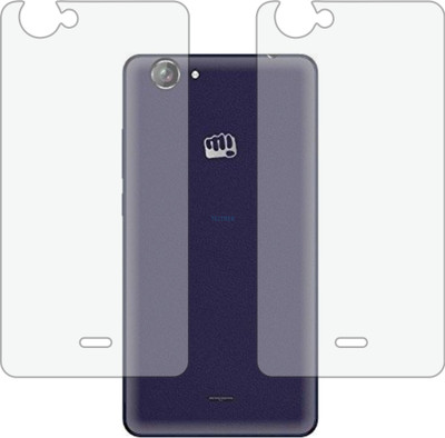 TELTREK Back Screen Guard for MICROMAX CANVAS MEGA 4G Q417 (Matte Finish)(Pack of 2)