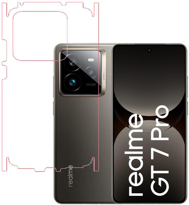SPRITZEN Back Screen Guard for Realme GT 7 Pro 5G, Clear With Sides(Pack of 1)