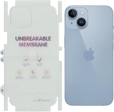 Mobilive Back Screen Guard for iPhone 15 Mini Glossy Finish Edge to Edge Coverage(Pack of 1)