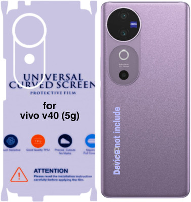 Shreejee Back Screen Guard for for vivo v 40 5g back membrene with side and back protector GLOSSY(Pack of 1)