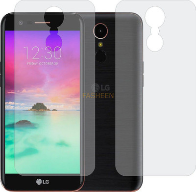 Fasheen Back Screen Guard for LG K10 2017 (Matte Finish)(Pack of 2)