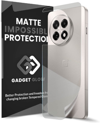 Gadget Glow Back Screen Guard for OnePlus 13R 5G, OnePlus 13R, 1+ 13R 5G, Unbreakable Nano Fiber Membrane with Easy Installation(Pack of 1)