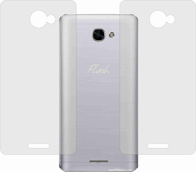 TELTREK Back Screen Guard for ALCATEL FLASH PLUS 2 (Matte Finish)(Pack of 2)