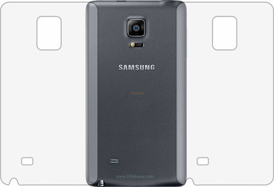 Fasheen Back Screen Guard for SAMSUNG NOTE EDGE (Matte Finish)(Pack of 2)