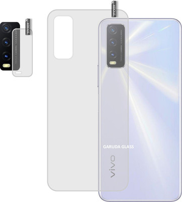GARUDA GLASS Back Screen Guard for Vivo Y20, Vivo Y20A, Vivo Y20G, Vivo Y20T With Camera Lens Protector(Pack of 2)