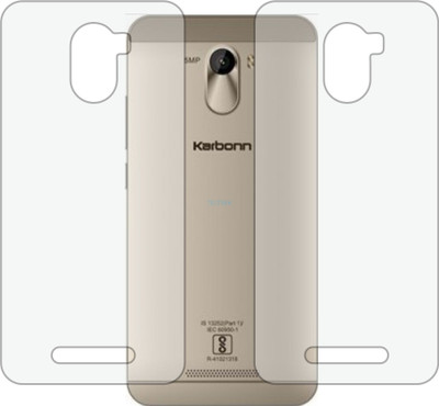 TELTREK Back Screen Guard for KARBONN AURA POWER 4G PLUS (Matte Finish)(Pack of 2)