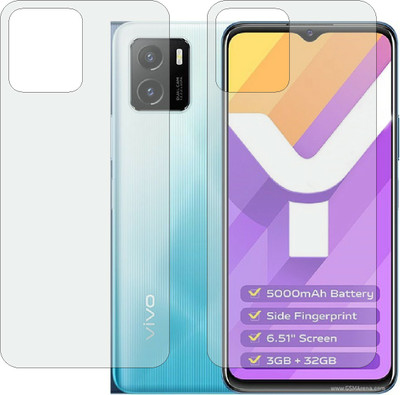 ZINGTEL Back Screen Guard for VIVO Y15S 2021 V2120 (Matte Finish)(Pack of 2)