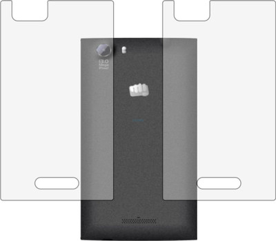 TELTREK Back Screen Guard for MICROMAX CANVAS PLAY 4G Q469 (Matte Finish)(Pack of 2)