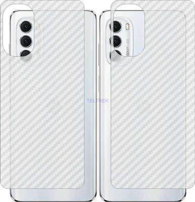 TELTREK Back Screen Guard for MOTO G71 S (3D Carbon Fiber Finish)(Pack of 2)