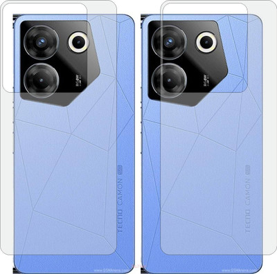 TELTREK Back Screen Guard for TECNO CK6 (Matte Finish)(Pack of 2)