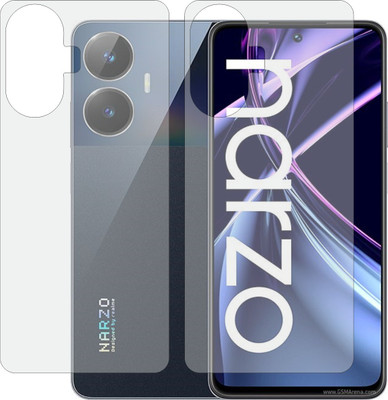 MOBART Back Screen Guard for REALME NARZON55 (Matte Finish)(Pack of 2)