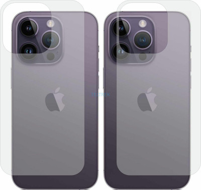 TELTREK Back Screen Guard for APPLE IPHONE 14 PRO (Matte Finish)(Pack of 2)
