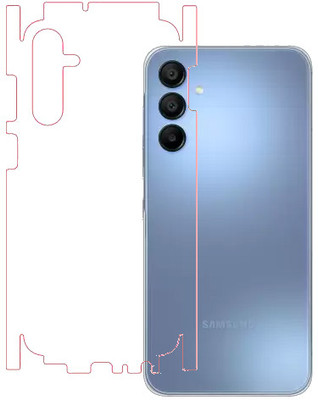HOBBYTRONICS Back Screen Guard for Samsung A15 (Matte)(Pack of 1)