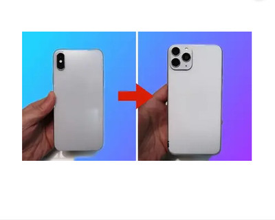 Jagsun Iphone XR to Iphone 13 Pro Converter Skin for Mobile White Mobile Skin(Iphone XR to Iphone 13 Converter Skin for Mobile White)