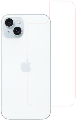 KARTRAY Back Screen Guard for Apple iPhone 15 Plus, Clear(Pack of 1)