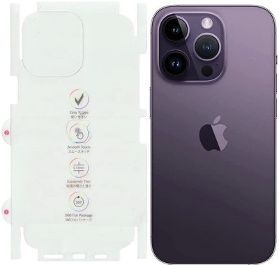 Mobilive Back Screen Guard for iPhone 15 Pro Max Glossy Finish Edge to Edge Coverage(Pack of 1)
