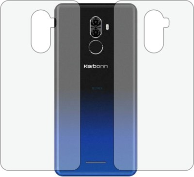 TELTREK Back Screen Guard for KARBONN PLATINUM P9 (16GB) (Matte Finish)(Pack of 2)