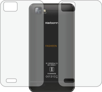 Fasheen Back Screen Guard for KARBONN A40 INDIAN 4G (Matte Finish)(Pack of 2)