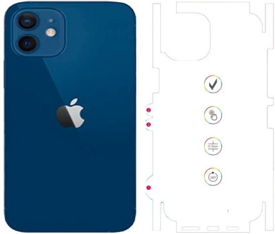 A3sprime Back Screen Guard for Apple iPhone 12, [Unbreakable Soft Transparent Back Side Protector](Pack of 1)