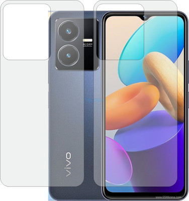 TELTREK Back Screen Guard for VIVO Y22 S (Matte Finish)(Pack of 2)