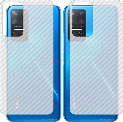 Fasheen Back Screen Guard for HONOR PLAY 6T CMAAN40 (3D Carbon Fiber Finish)(Pack of 2)