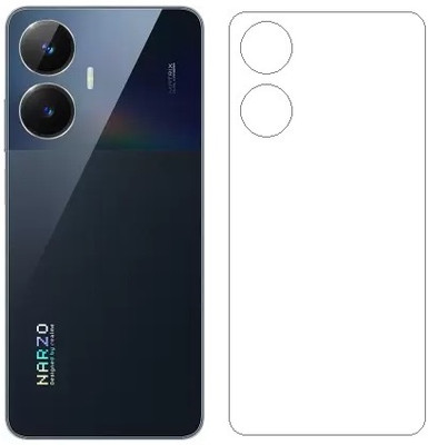 HOBBYTRONICS Back Screen Guard for Realme C55, realme C55, Realme Narzo N55, realme narzo N55(Pack of 1)