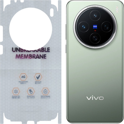 yuvu77 Back Screen Guard for VIVO X200 5G, Membrane with 360 coverage(Pack of 1)