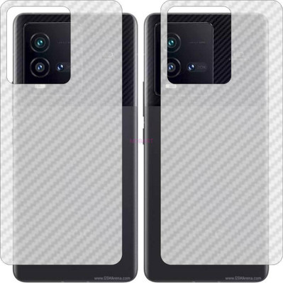 MOBART Back Screen Guard for IQOO 9T 5G (3D Carbon Fiber Finish)(Pack of 2)