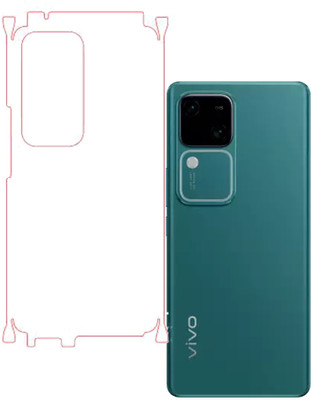 KARTRAY Back Screen Guard for Vivo V30 5G, Vivo V30 Pro 5G, Clear With Sides(Pack of 1)