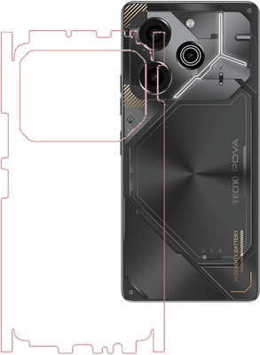 KMPERED Back Screen Guard for TECNO POVA 6 PRO (MATTE)(Pack of 1)