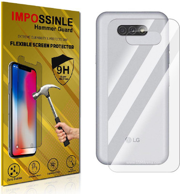 Enlinea Back Screen Guard for LG Q31 Back (Glossy)(Pack of 1)