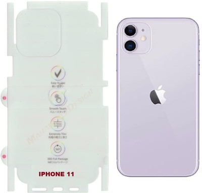 FYUGEN Iphone 11 (Glossy) Full Body (360 Degree) Mobile Skin(Transparent)