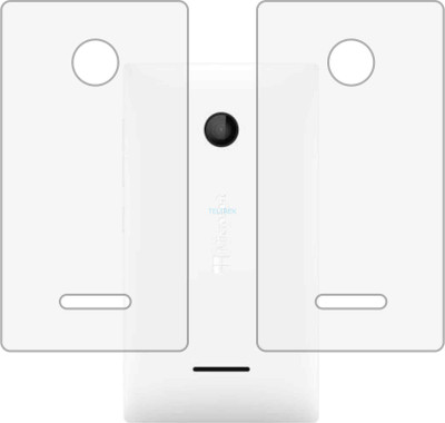 TELTREK Back Screen Guard for MICROSOFT LUMIA 435 (Matte Finish)(Pack of 2)