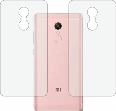 Fasheen Back Screen Guard for MI REDMI NOTE 4X (Matte Finish)(Pack of 2)