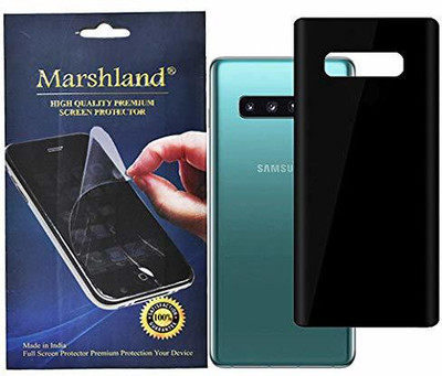 MARSHLAND Back Screen Guard for Flexible Anti Scratch Oleo Phobic Coating Anti Glare Matte Finis, Samsung Galaxy S10 Plus(Pack of 1)