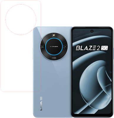 VAYUVAULT Back Screen Guard for LAVA Blaze 2, Clear(Pack of 1)