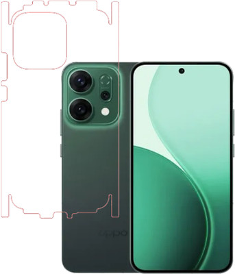 KARTRAY Back Screen Guard for Oppo Reno 14 5G, Back Screen Guard with Sides, Glossy Finish(Pack of 1)