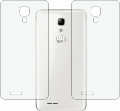 ZINGTEL Back Screen Guard for MICROMAX BOLT SELFIE Q424 (Matte Finish)(Pack of 2)