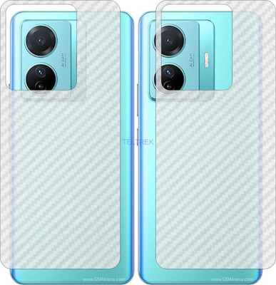 TELTREK Back Screen Guard for VIVO S15e V2190A (3D Carbon Fiber Finish)(Pack of 2)