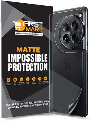 FIRST MART Back Screen Guard for OnePlus 12 5G, One Plus 12 5G, 1+ 12 5G, OnePlus 12, ( Not a Tempered Glass, it’s a Matte Nano Fiber Guard)(Pack of 1)